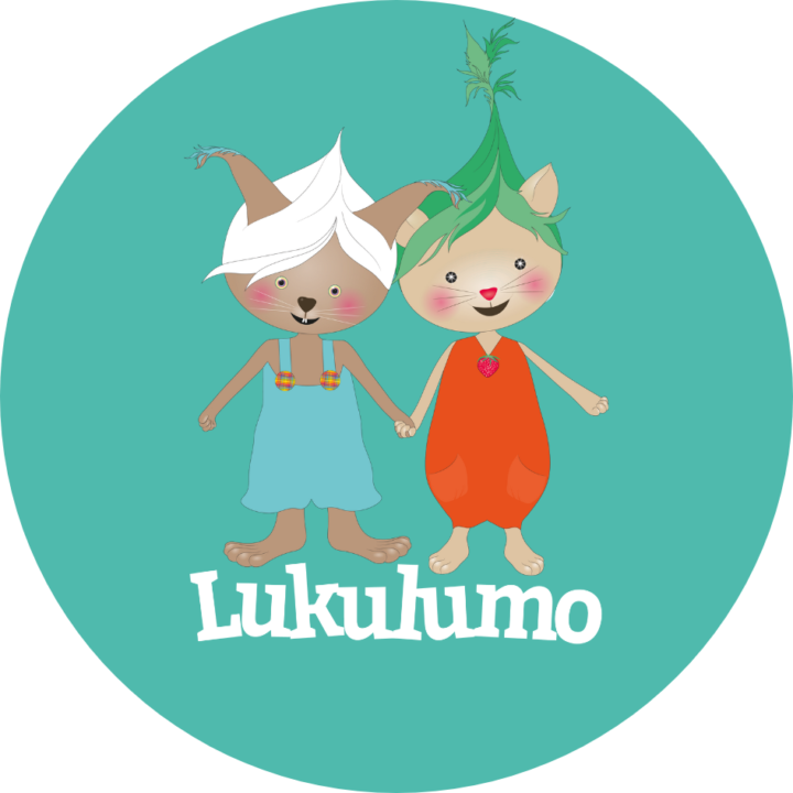 Round logo with Luku and Lumo