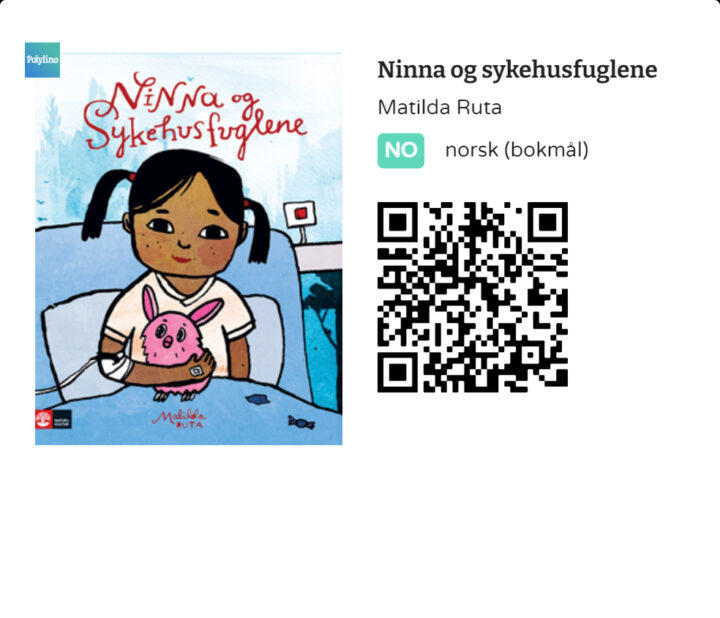 QR-kode til boken Ninna og sykehusfuglene av Matilda Ruta