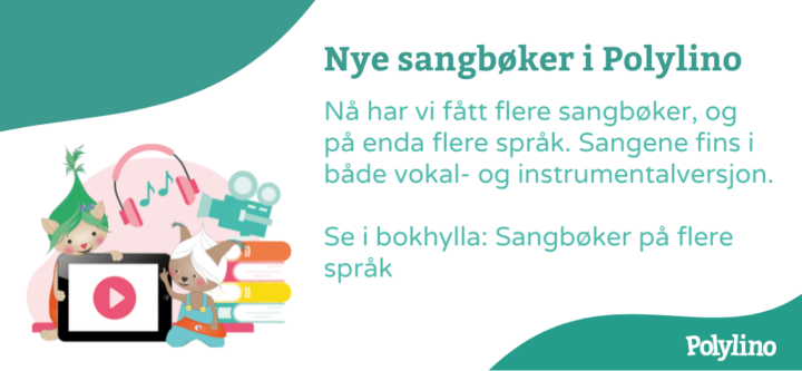 Nye sangbøker i Polylino på mange språk