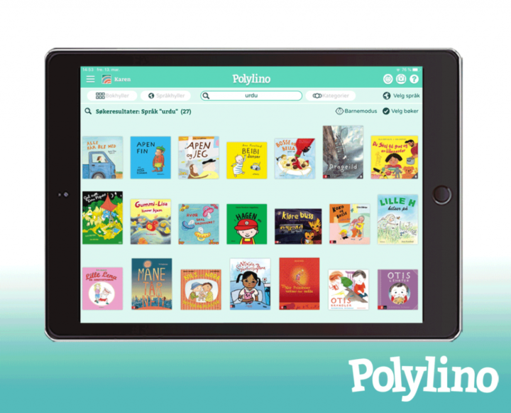 Fra mars 2020 kunne du endelig finne bøker på urdu i språkhyllene i Polylino