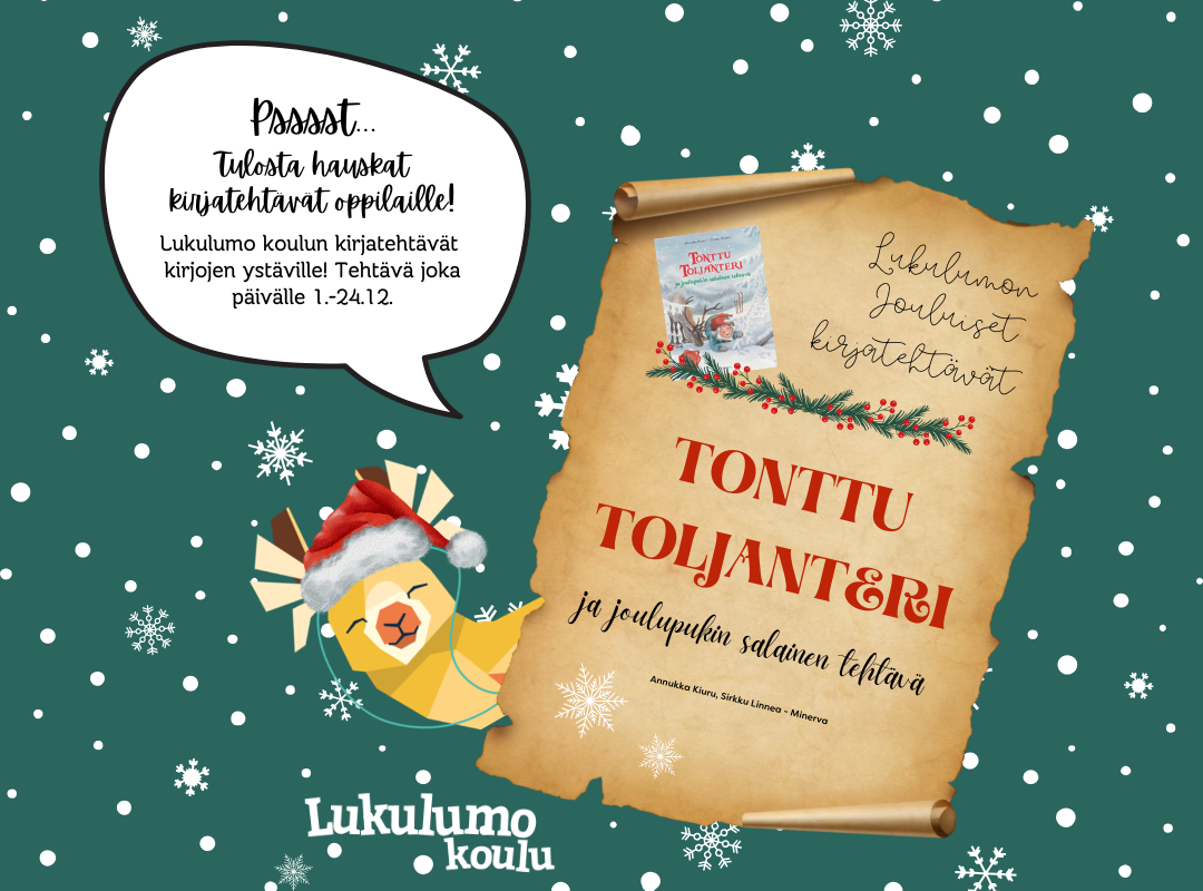 Lukulumo koulu ja Tonttu Toljanteri