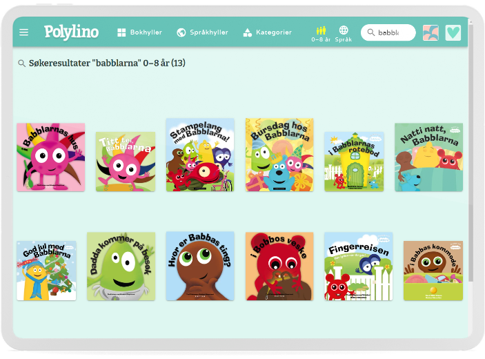 Illustrasjonsbilde Plylino barnehage som viser søk på Babblarna.