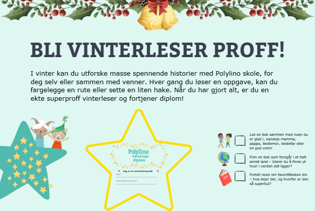 Polylino barnehage vinterles bilde