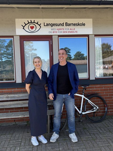 Kenneth Broch Johnsen og Lillann Hansen, Langesund barneskole