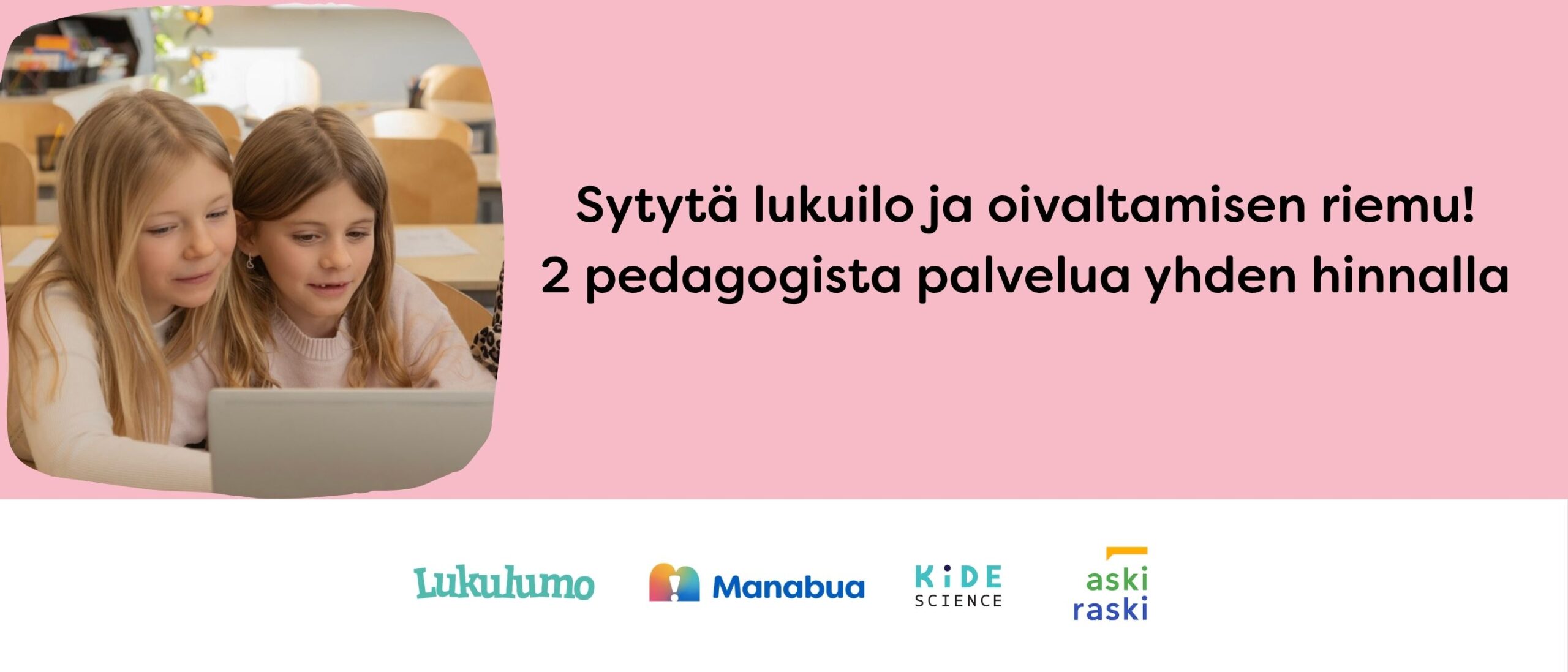Landing page banner