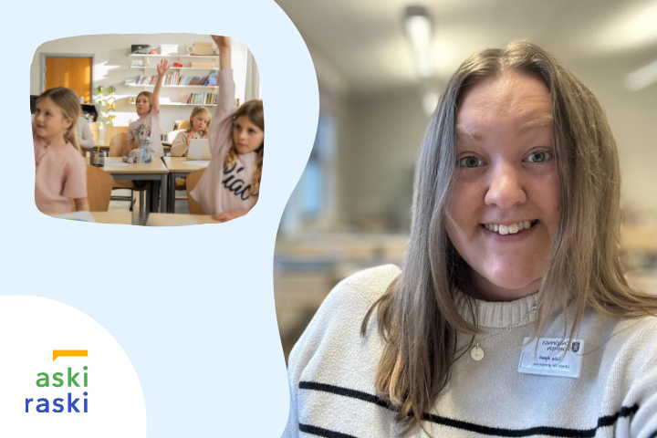 Julia Agnell har använt Aski Raski i två år